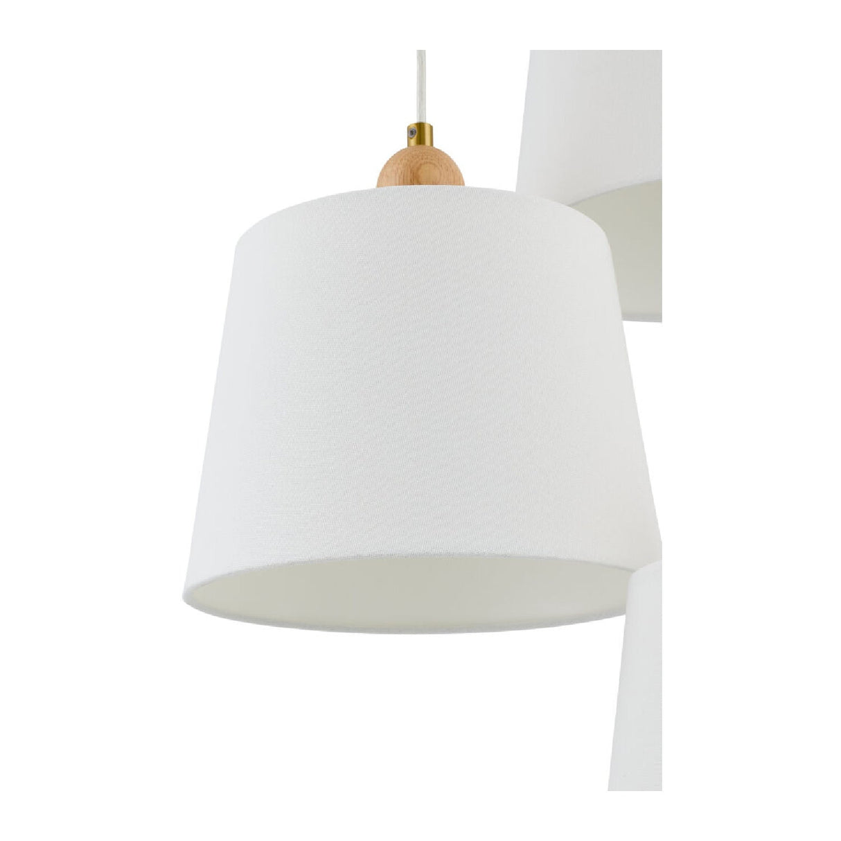 Modern European furniture - 3-Light Linen Chandelier - www.oroa.com