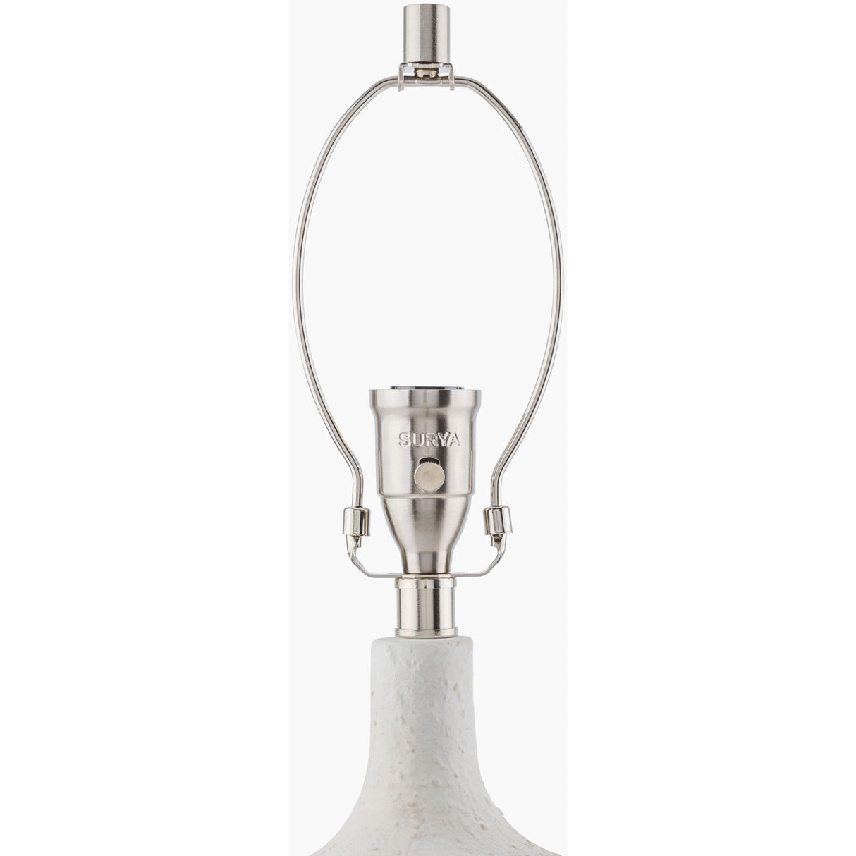 White Cement Accent Table Lamp | Oroa.com