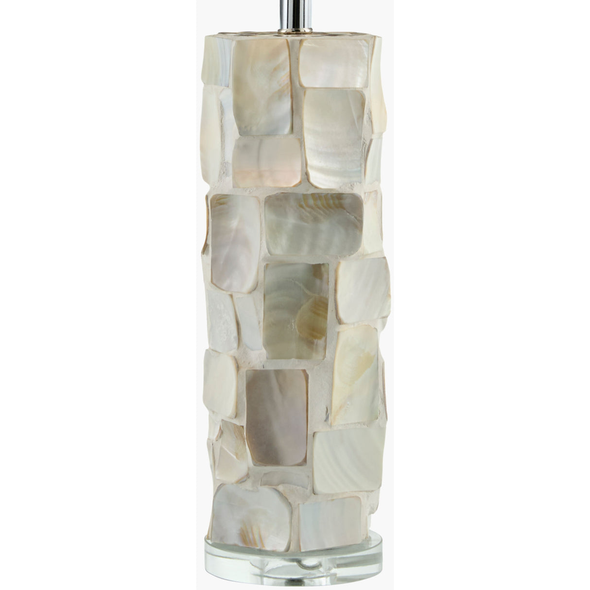 Modern European furniture - Cream Shell Accent Table Lamp - www.oroa.com