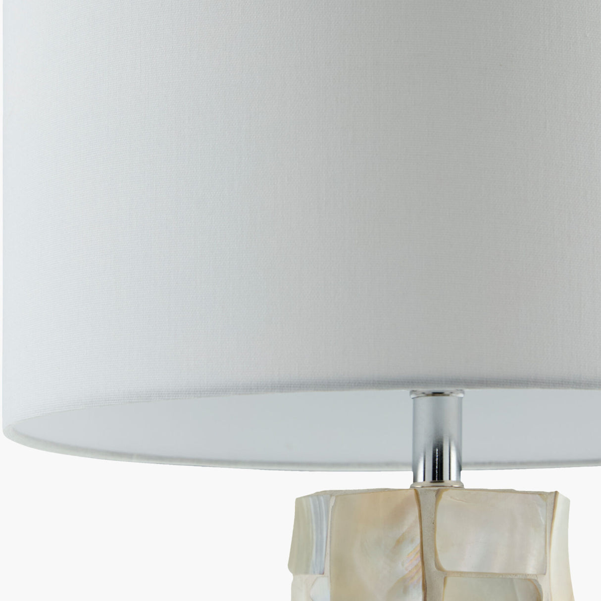 Modern European furniture - Cream Shell Accent Table Lamp - www.oroa.com