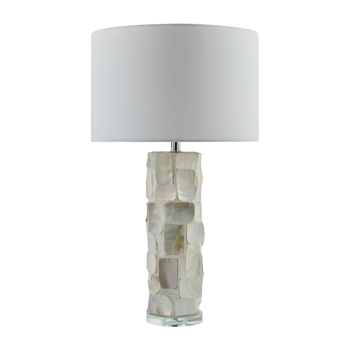 Modern European furniture - Cream Shell Accent Table Lamp - www.oroa.com