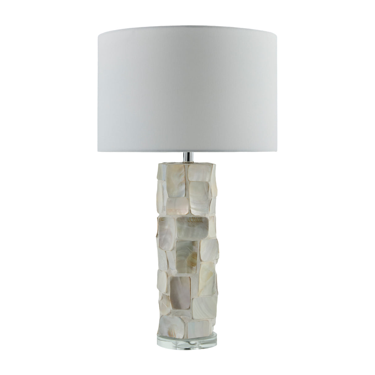 Modern European furniture - Cream Shell Accent Table Lamp - www.oroa.com