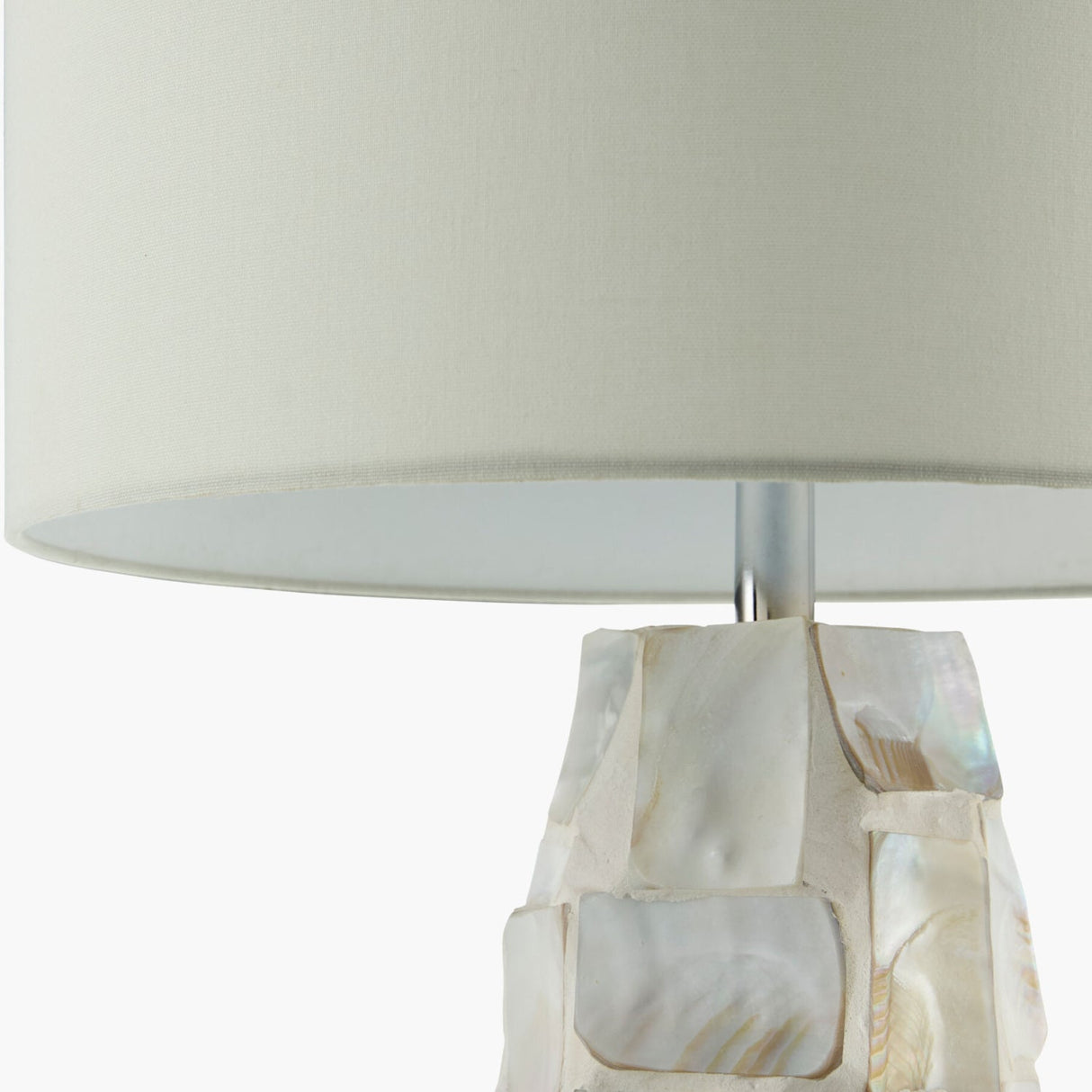 Modern European furniture - Cream Inlaid Shell Table Lamp - www.oroa.com