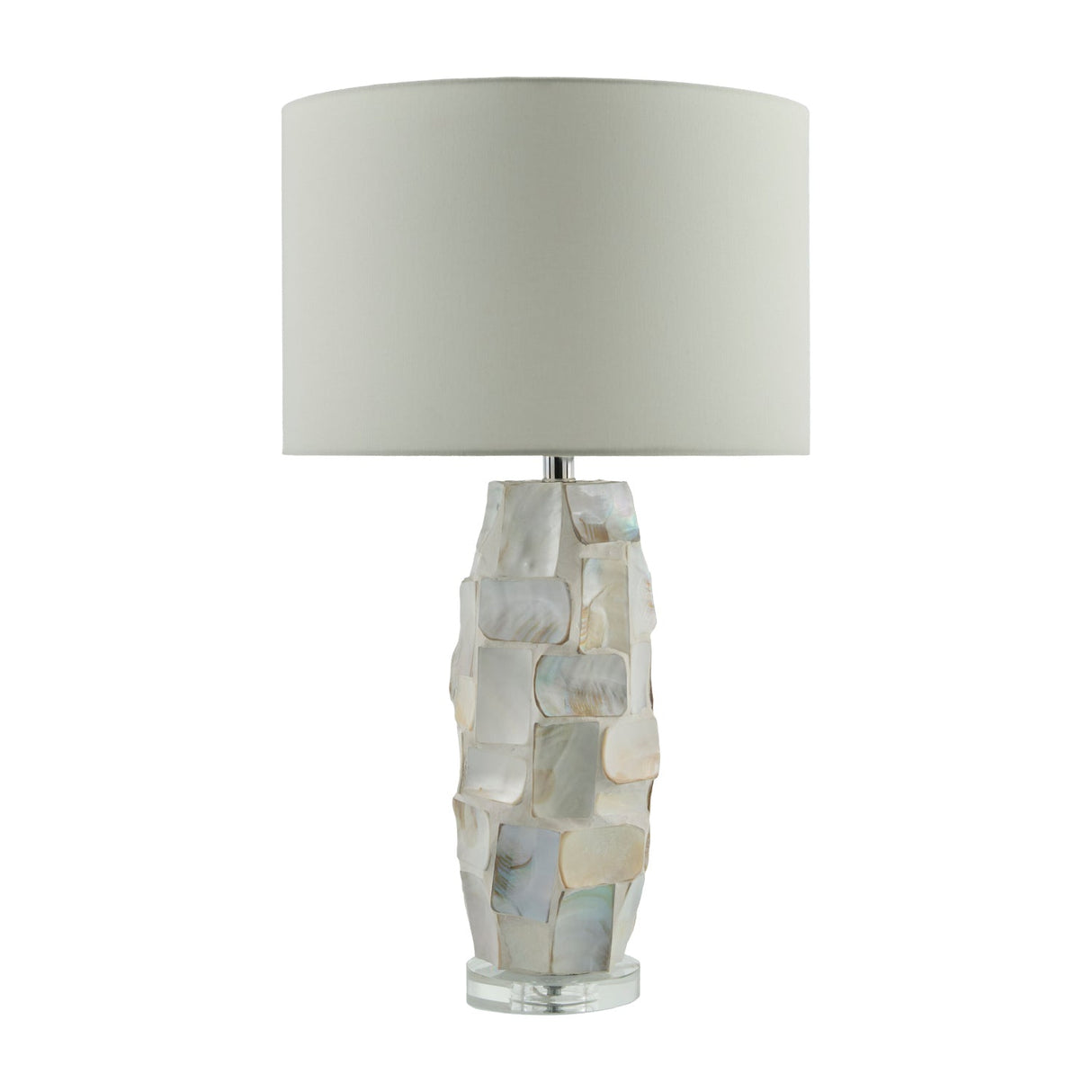 Modern European furniture - Cream Inlaid Shell Table Lamp - www.oroa.com