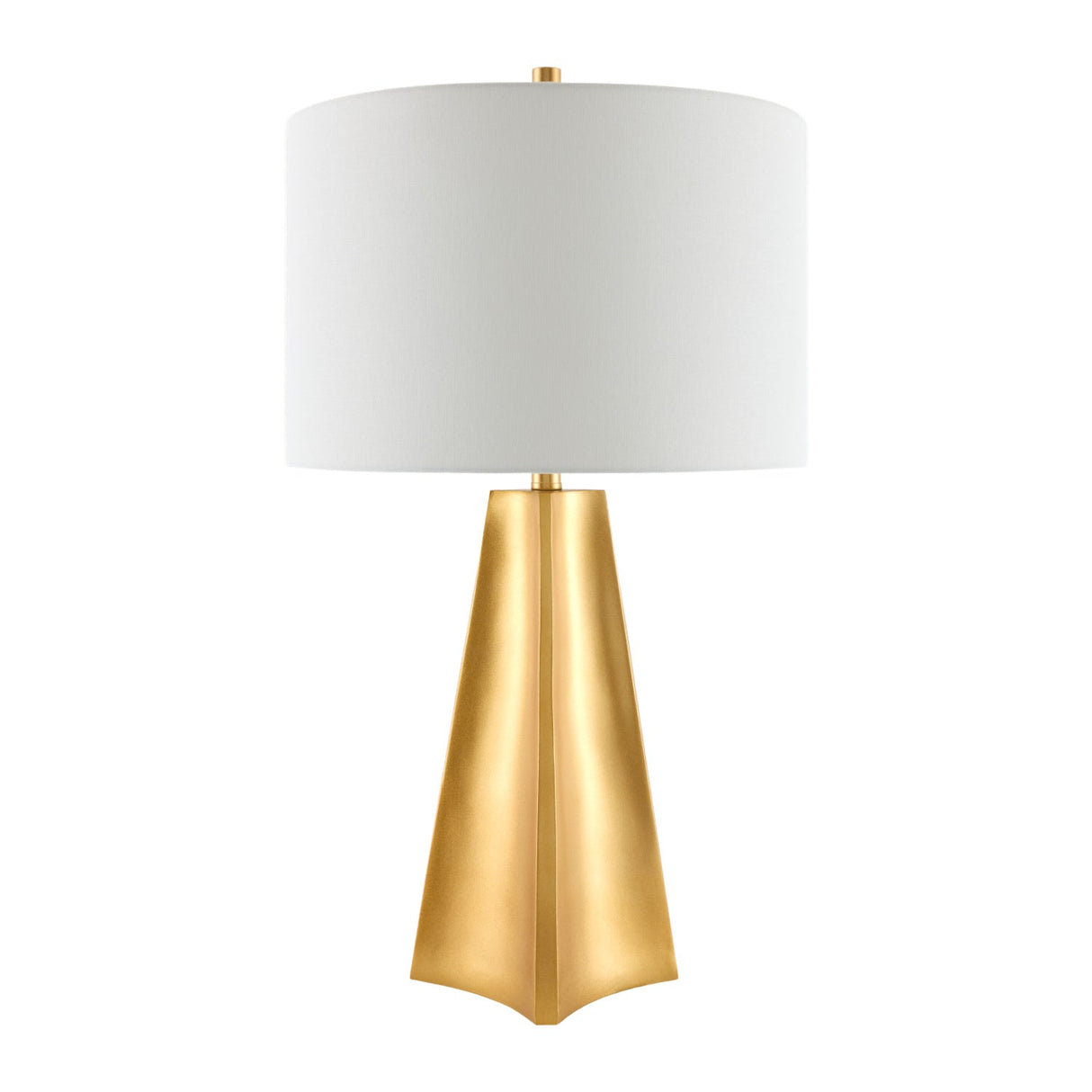 Modern European furniture - Gold Faceted Base Table Lamp - www.oroa.com