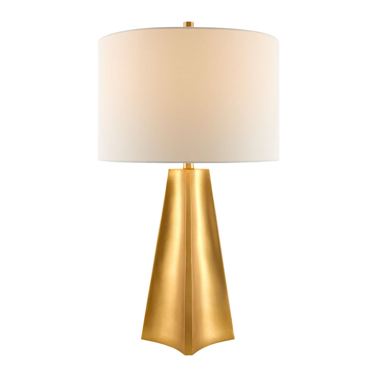 Modern European furniture - Gold Faceted Base Table Lamp - www.oroa.com