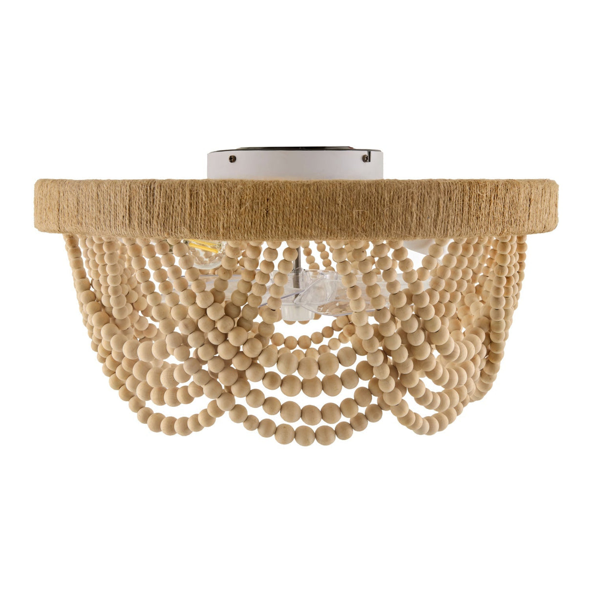 Modern European furniture - Wooden Beads Cascade Chandelier - www.oroa.com