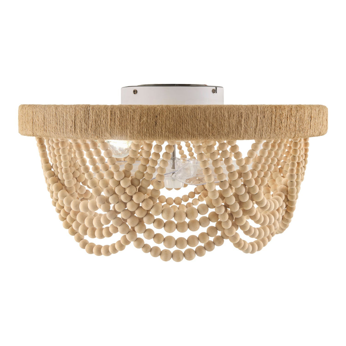 Modern European furniture - Wooden Beads Cascade Chandelier - www.oroa.com