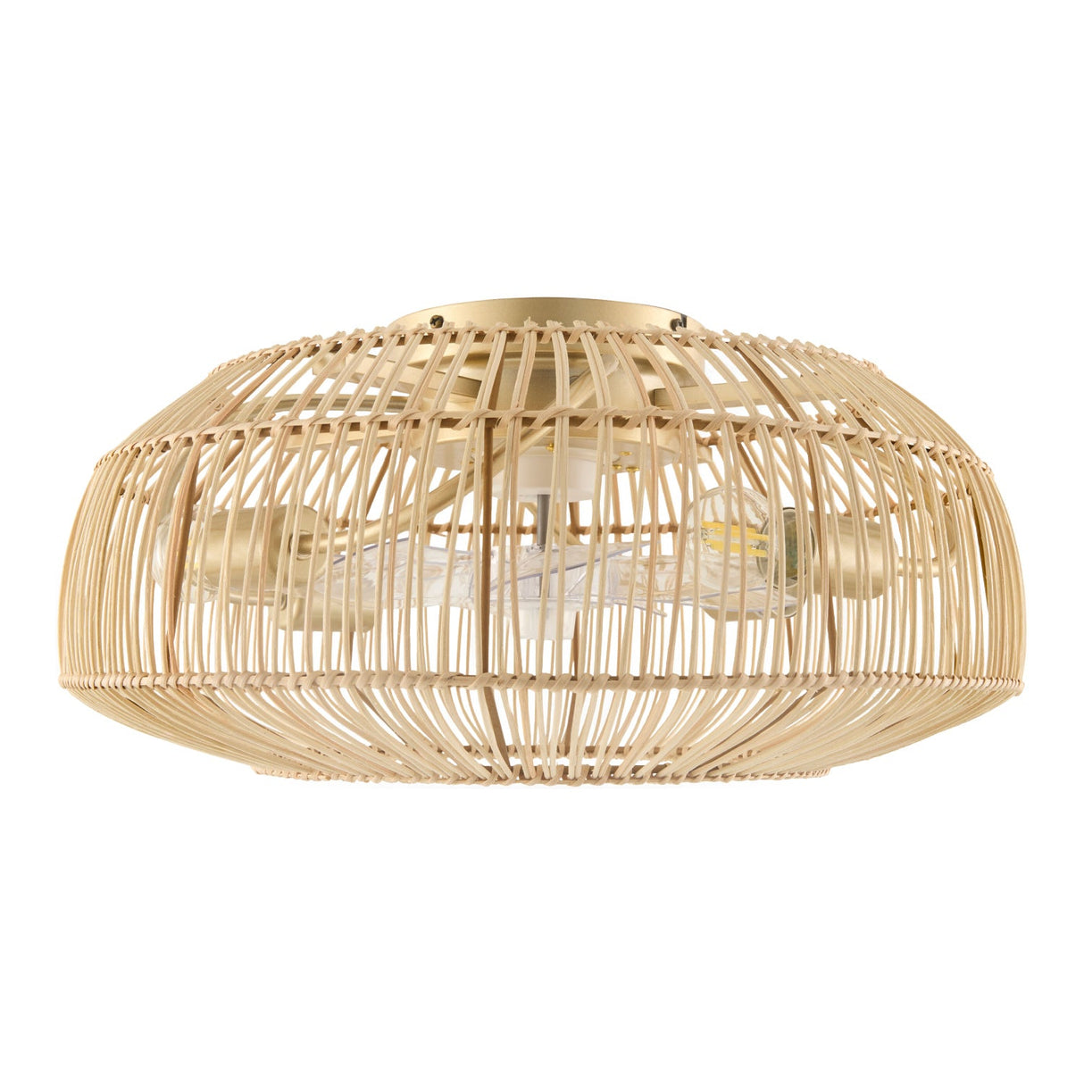 Modern European furniture - Rattan Cane 4-Light Chandelier - www.oroa.com