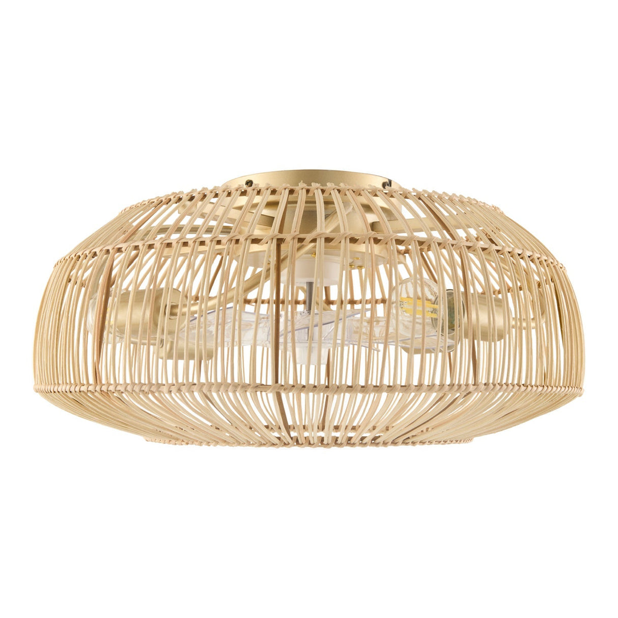 Modern European furniture - Rattan Cane 4-Light Chandelier - www.oroa.com