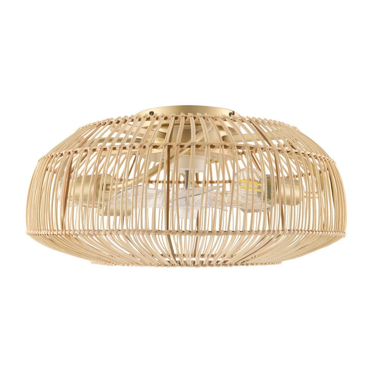 Modern European furniture - Rattan Cane 4-Light Chandelier - www.oroa.com
