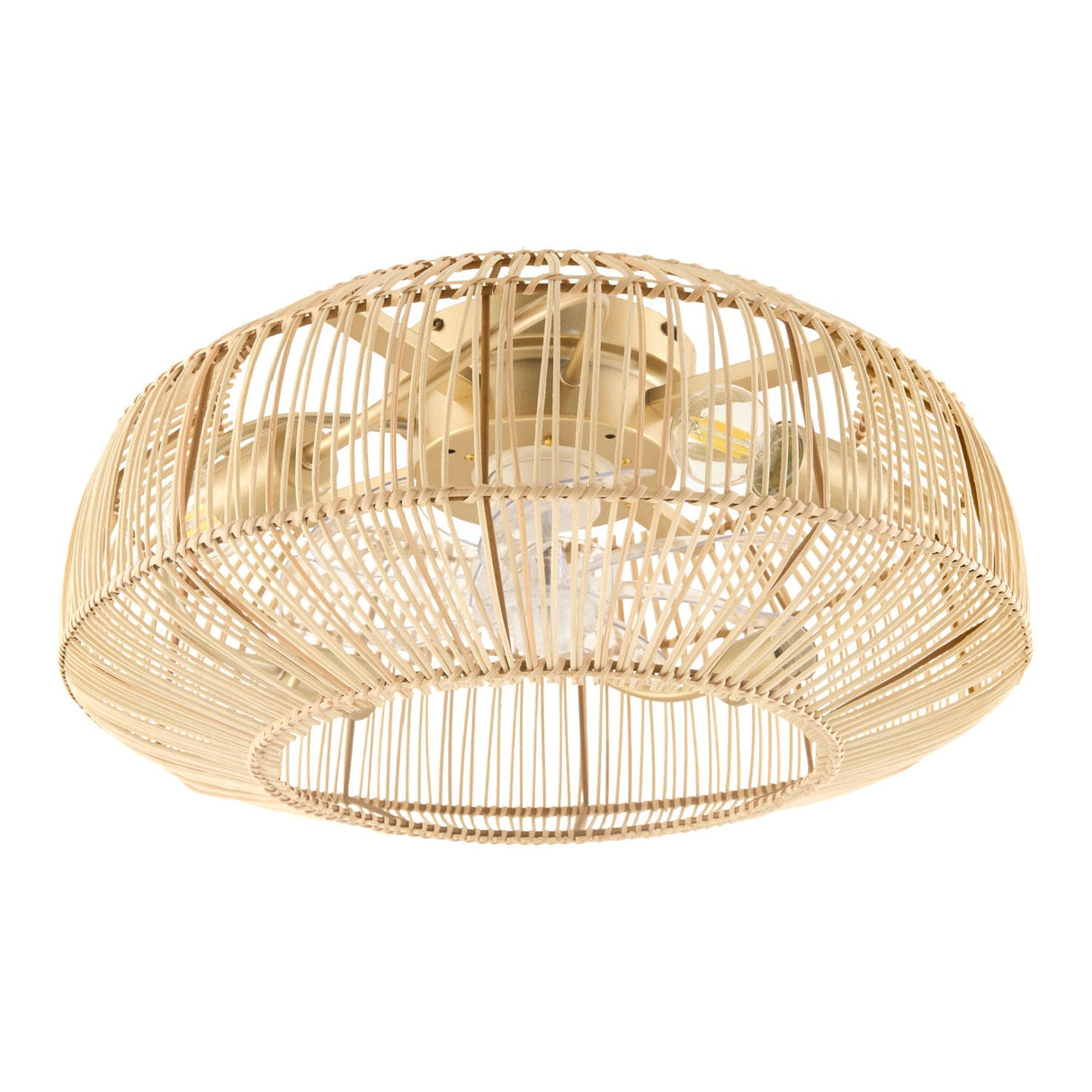 Modern European furniture - Rattan Cane 4-Light Chandelier - www.oroa.com