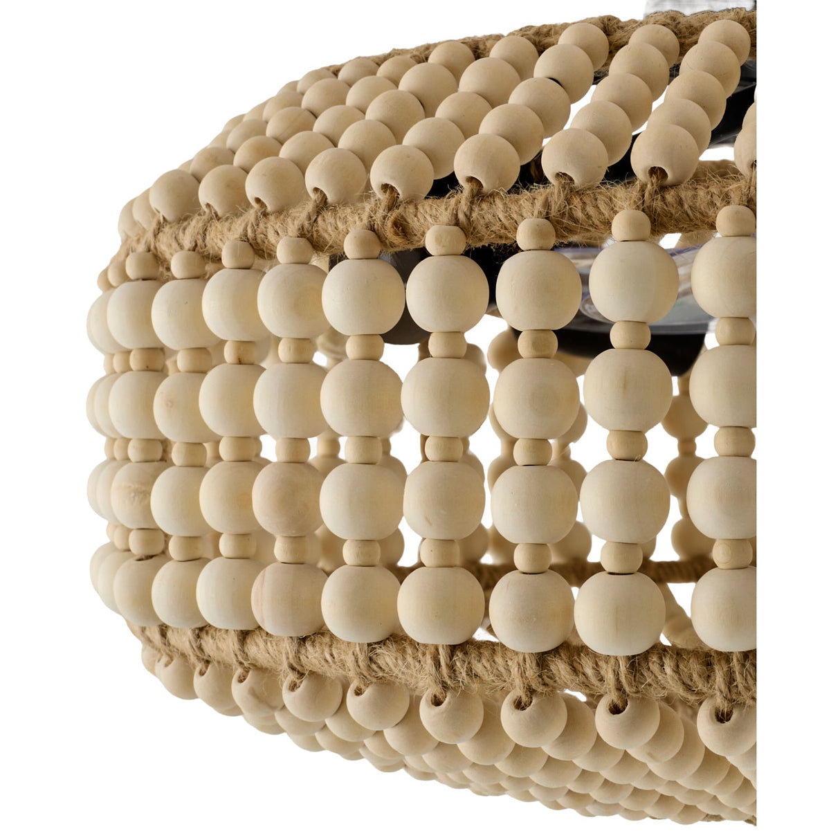 Modern European furniture - Wooden Beads 4-Light Chandelier - www.oroa.com