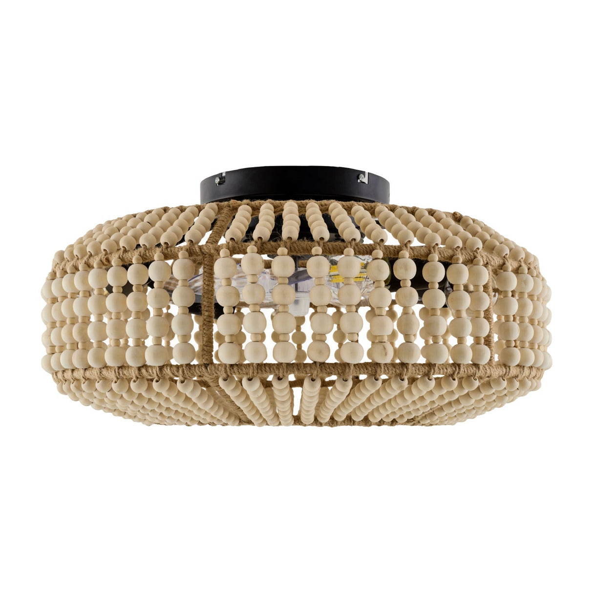 Modern European furniture - Wooden Beads 4-Light Chandelier - www.oroa.com