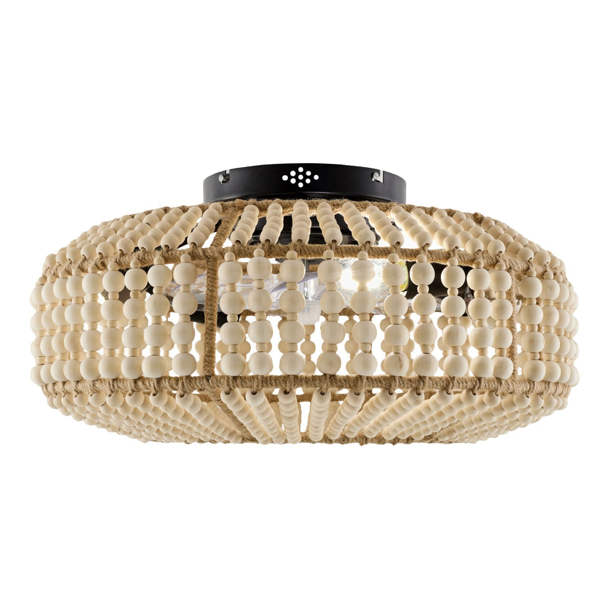 Modern European furniture - Wooden Beads 4-Light Chandelier - www.oroa.com