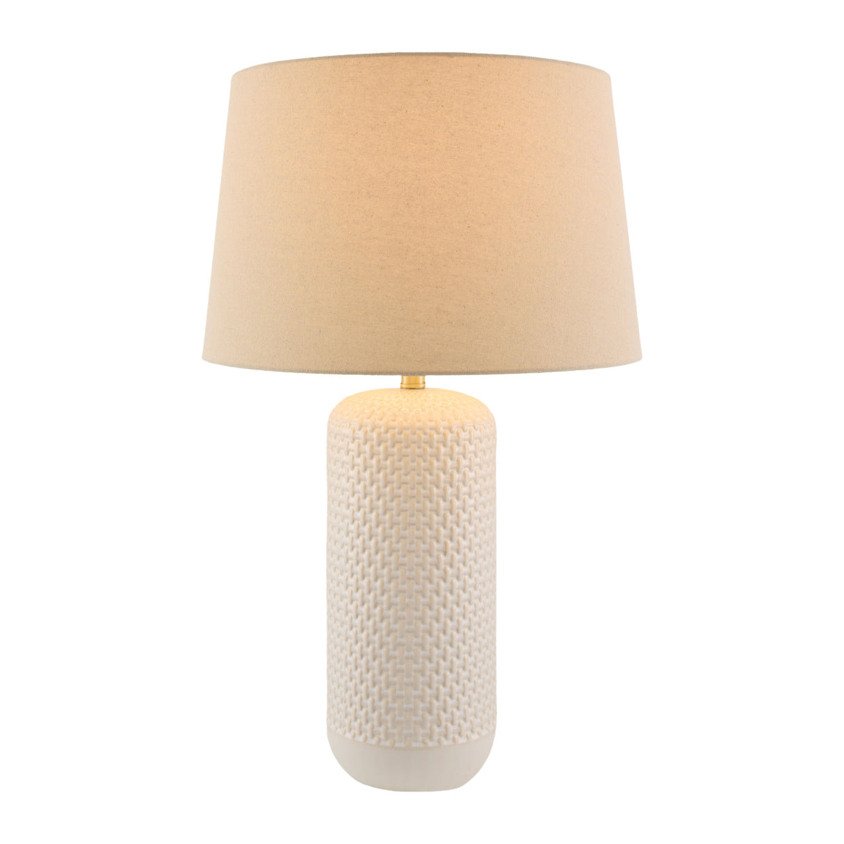 Cream Painted Ceramic Table Lamp | Oroa.com