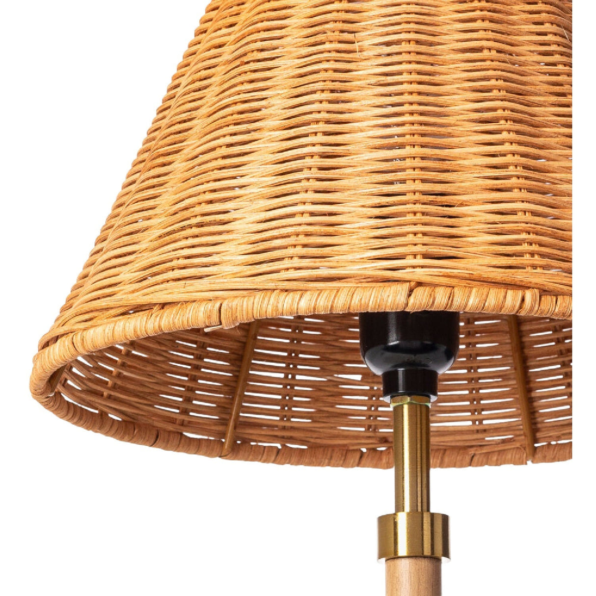 Modern European furniture - Tan Rattan Accent Table Lamp - www.oroa.com