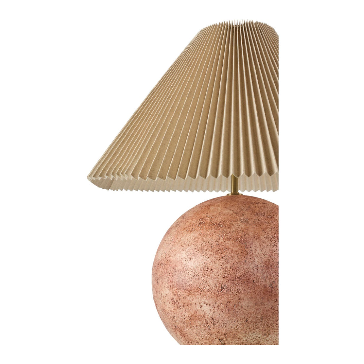 Modern European furniture - Pleated Linen Cement Table Lamp - www.oroa.com