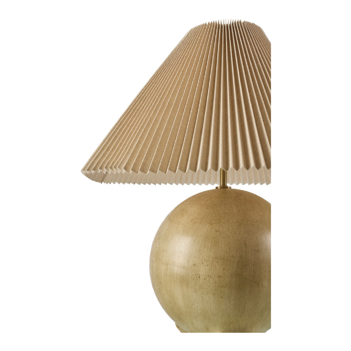 Modern European furniture - Pleated Linen Cement Table Lamp - www.oroa.com