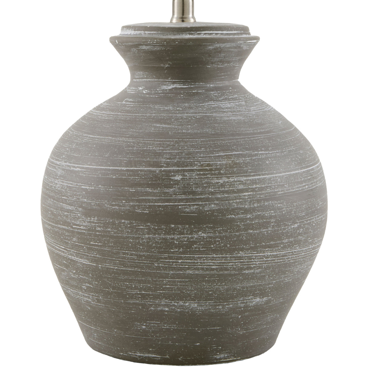 Modern European furniture - Gray Ceramic Linen Table Lamp - www.oroa.com