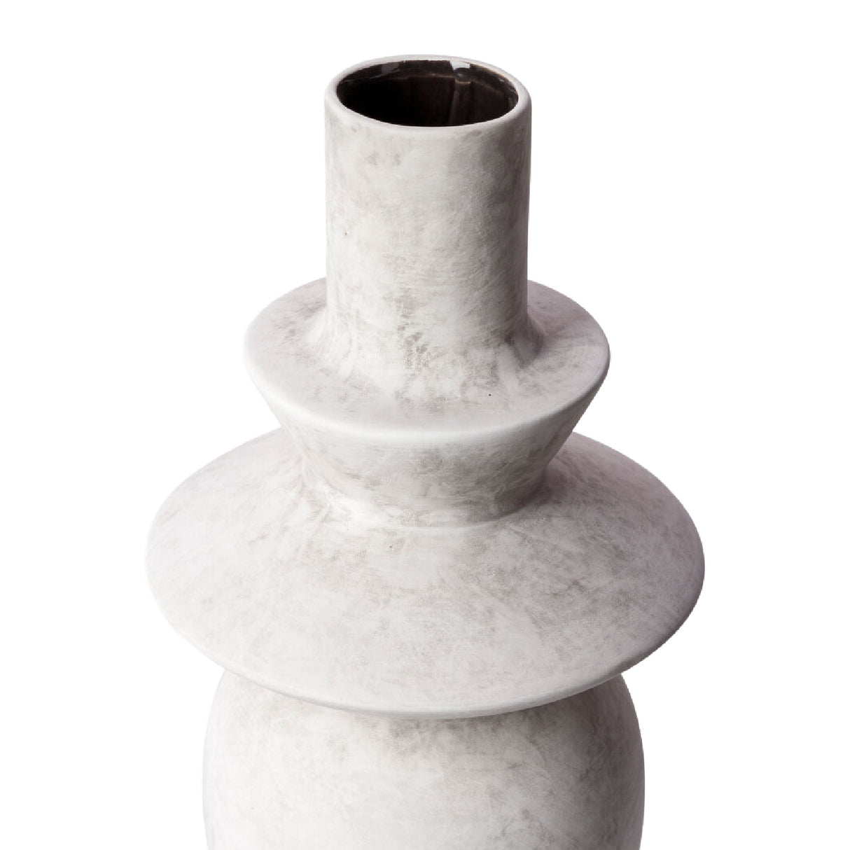 Modern European furniture - Matte Ceramic Sculptural Vase - www.oroa.com