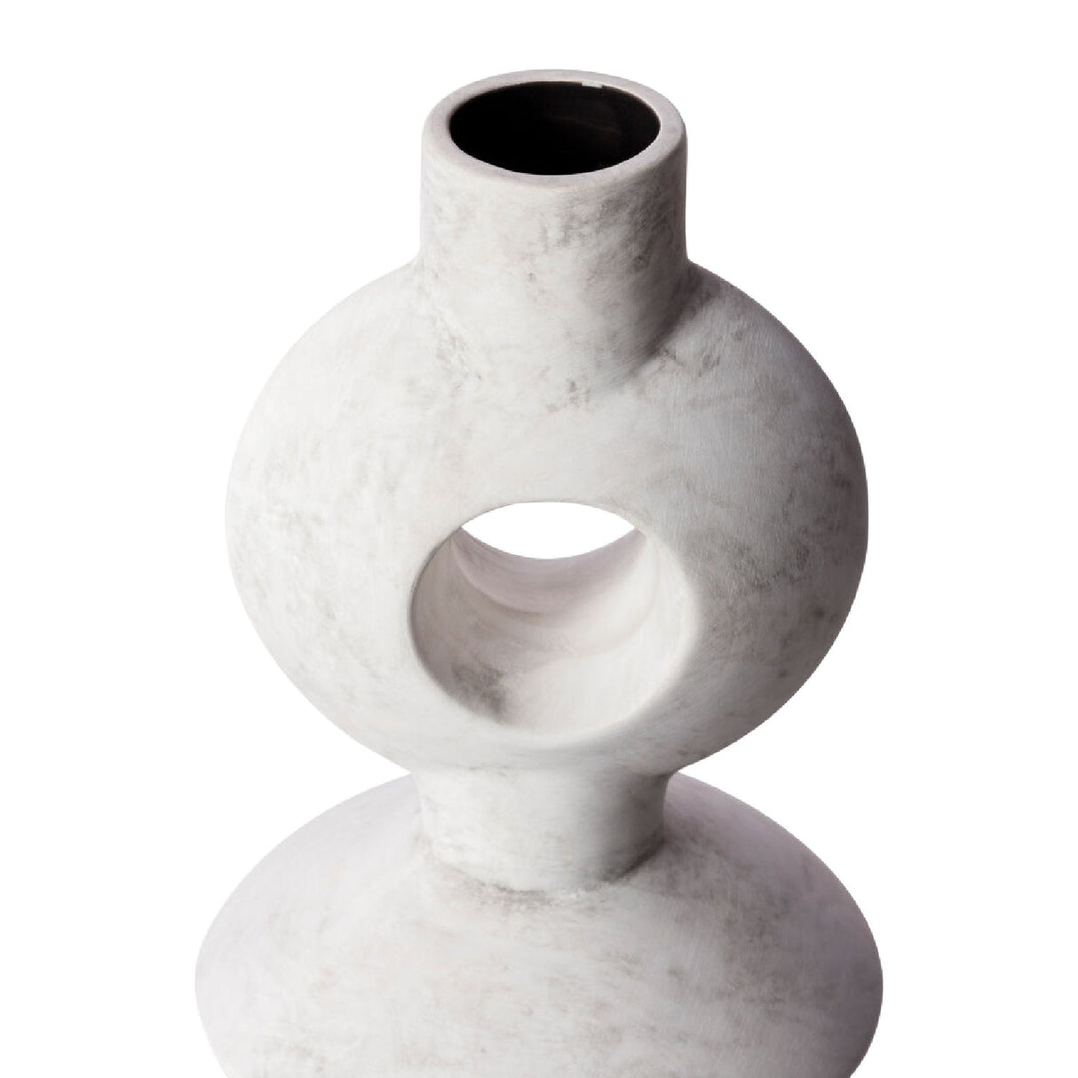 Modern European furniture - Matte Ceramic Geometrical Vase - www.oroa.com