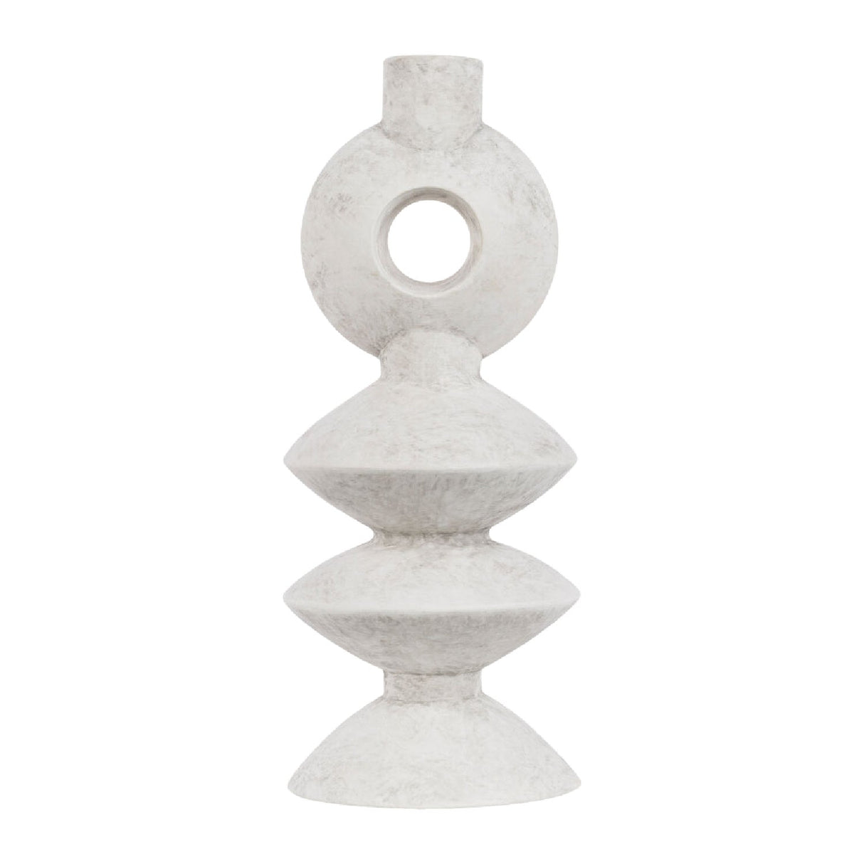 Modern European furniture - Matte Ceramic Geometrical Vase - www.oroa.com