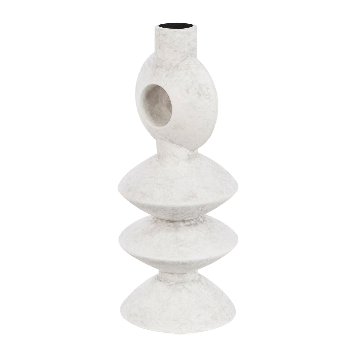 Modern European furniture - Matte Ceramic Geometrical Vase - www.oroa.com