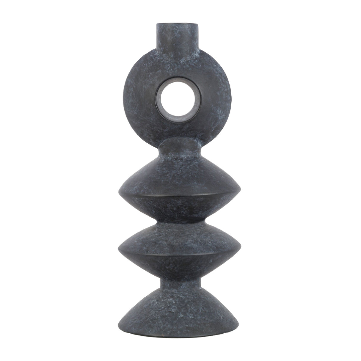 Modern European furniture - Matte Ceramic Geometrical Vase - www.oroa.com