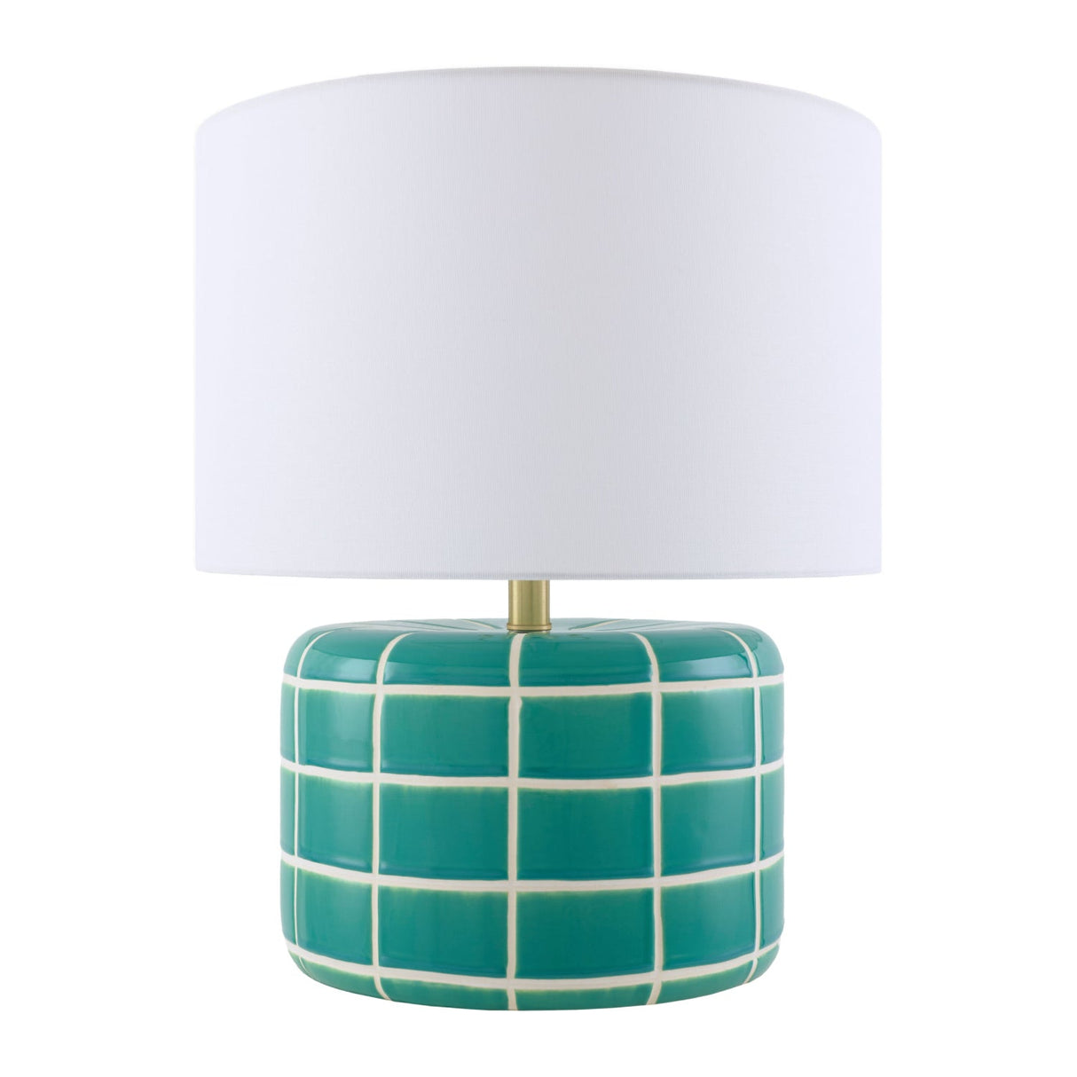 Modern European furniture - Blue Iron Base Table Lamp - www.oroa.com