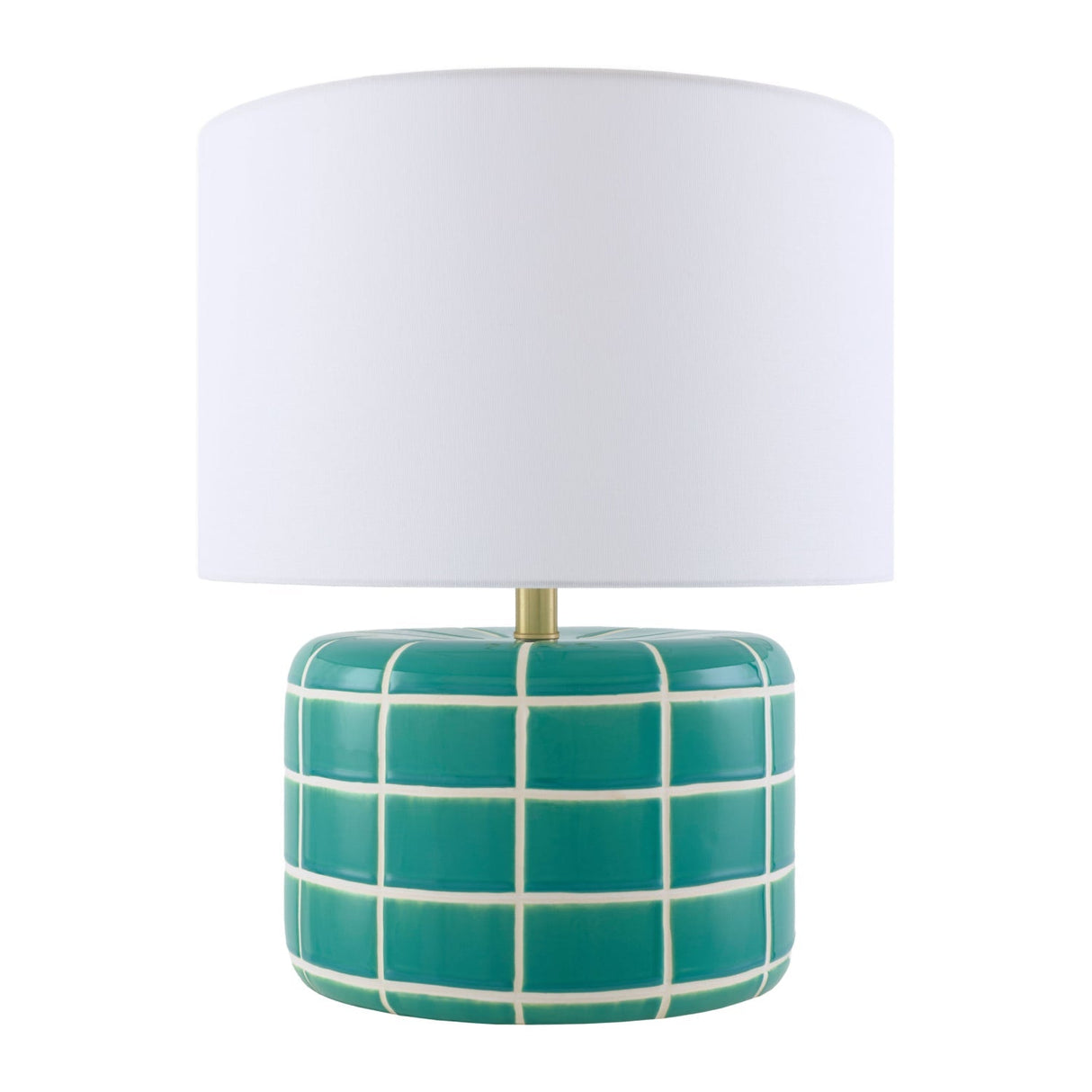 Modern European furniture - Blue Iron Base Table Lamp - www.oroa.com