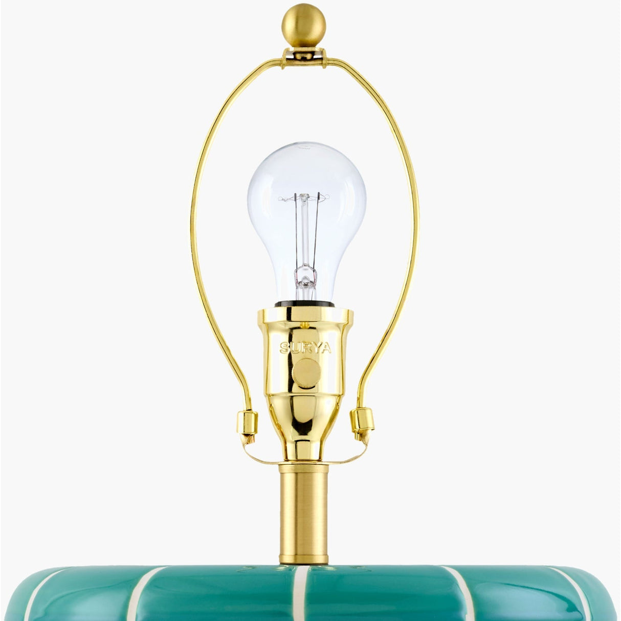 Modern European furniture - Blue Iron Base Table Lamp - www.oroa.com