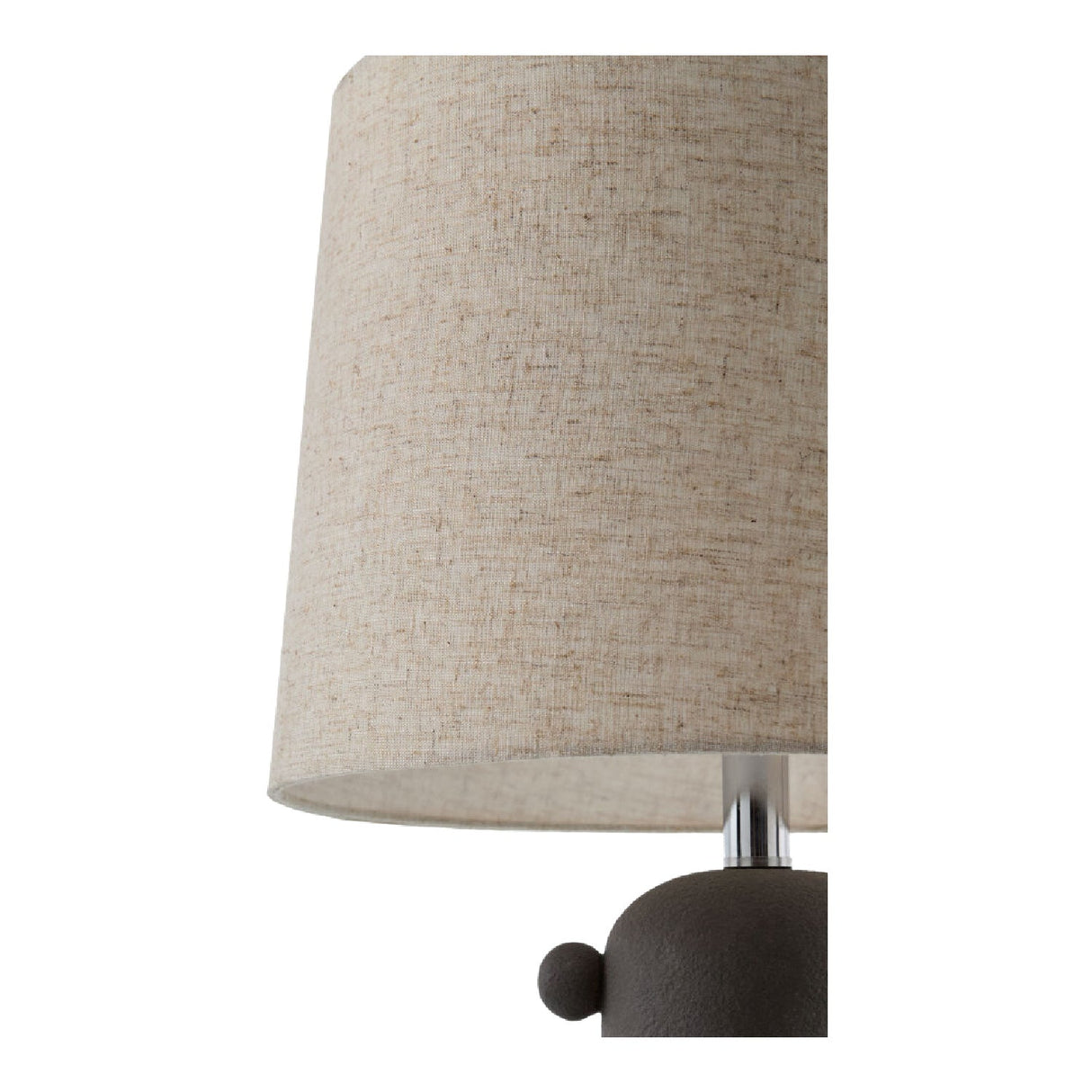 Modern European furniture - Linen Glazed Ceramic Table Lamp - www.oroa.com