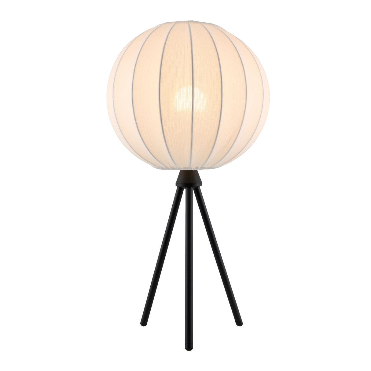 Modern European furniture - White Cotton Tripod Table Lamp - www.oroa.com