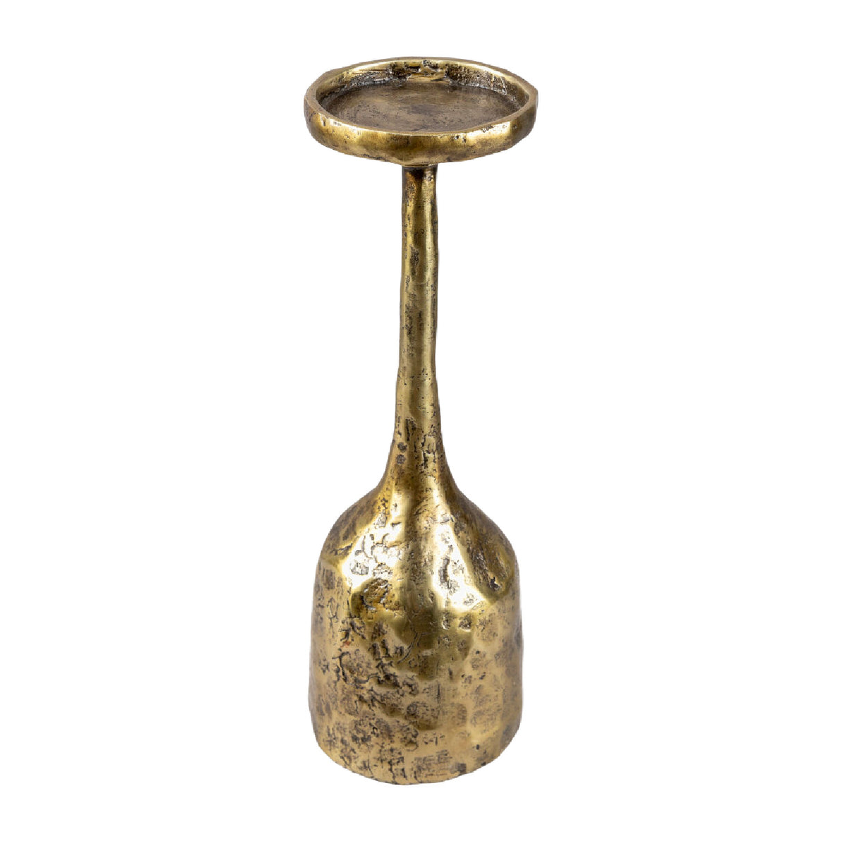 Modern European furniture - Antiqued Iron Candleholder S - www.oroa.com