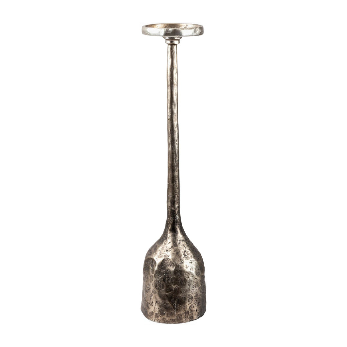Modern European furniture -Antiqued Iron Candleholder L - www.oroa.com