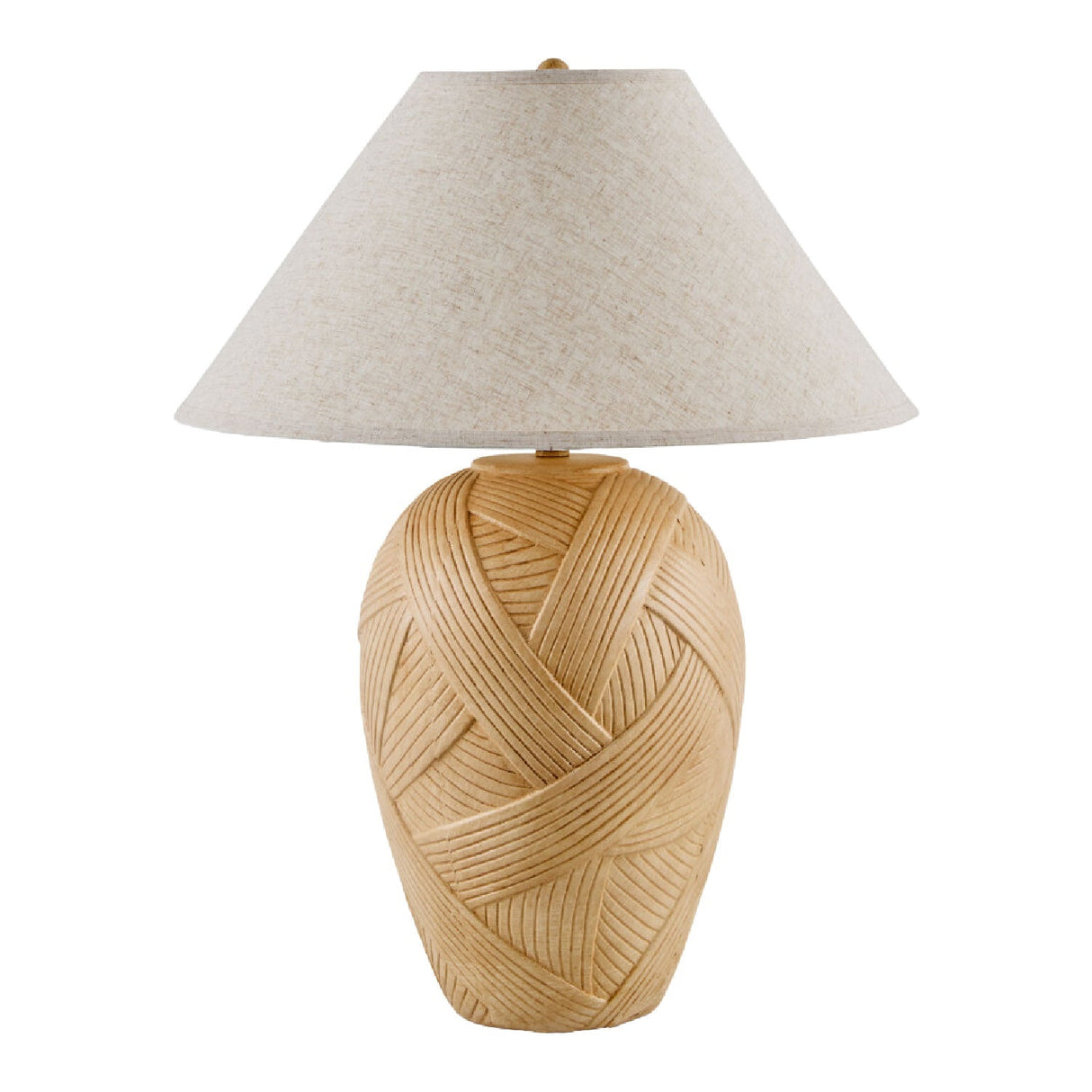 Modern European furniture - Cream Ceramic Accent Table Lamp - www.oroa.com