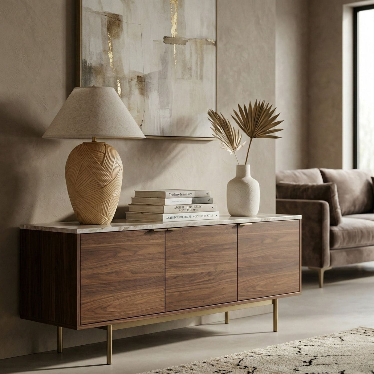 Modern European furniture - Cream Ceramic Accent Table Lamp - www.oroa.com