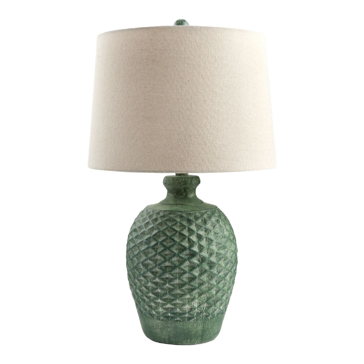 Green Cement Accent Table Lamp S | Oroa.com