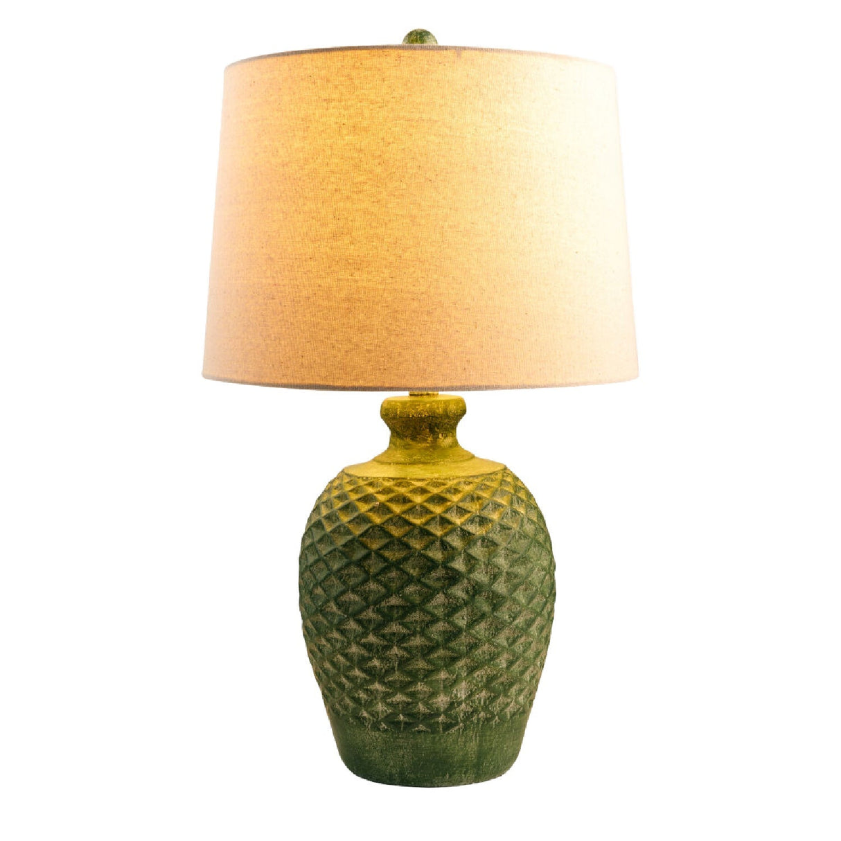 Modern European furniture - Green Cement Accent Table Lamp S - www.oroa.com