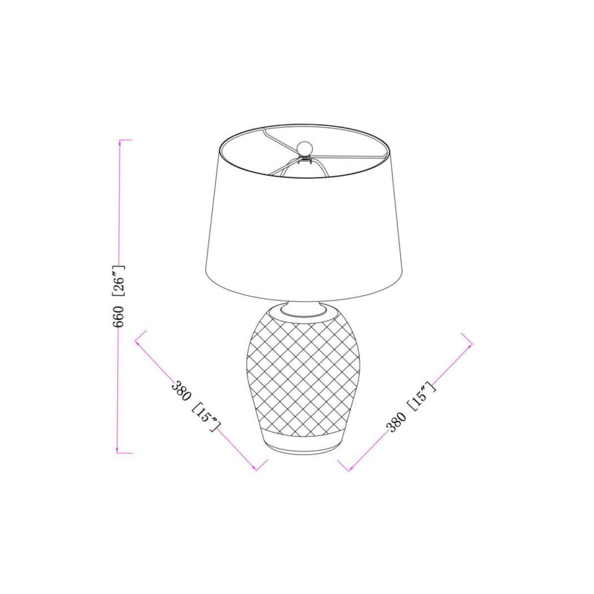 Green Cement Accent Table Lamp S | Oroa.com
