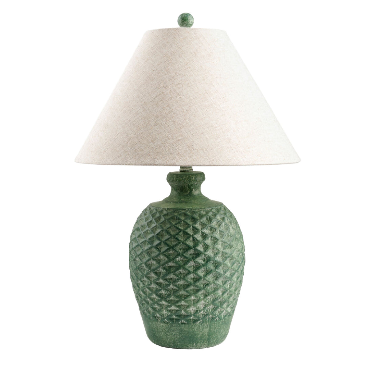 Green Cement Accent Table Lamp L | Oroa.com