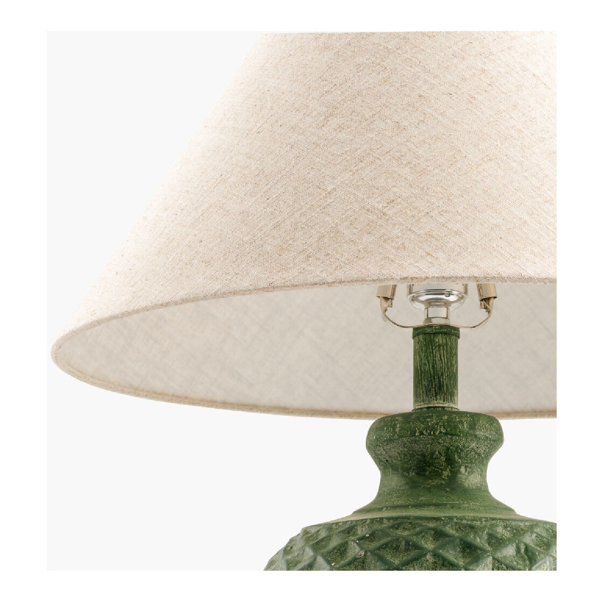 Green Cement Accent Table Lamp L | Oroa.com
