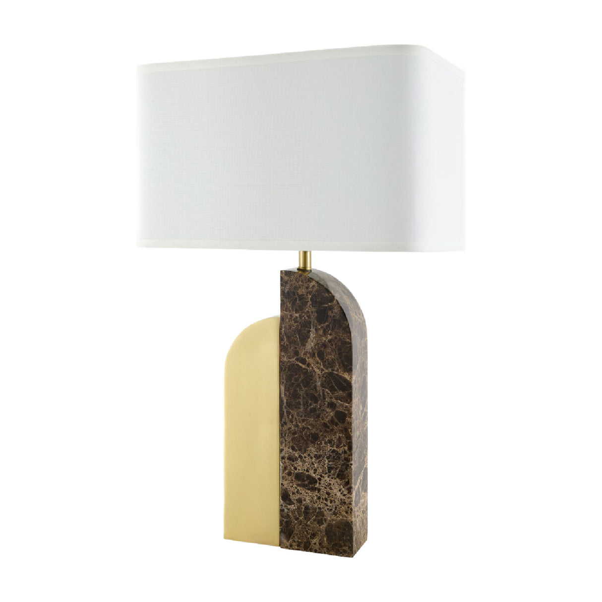 Modern European furniture - Black Marble Accent Table Lamp - www.oroa.com