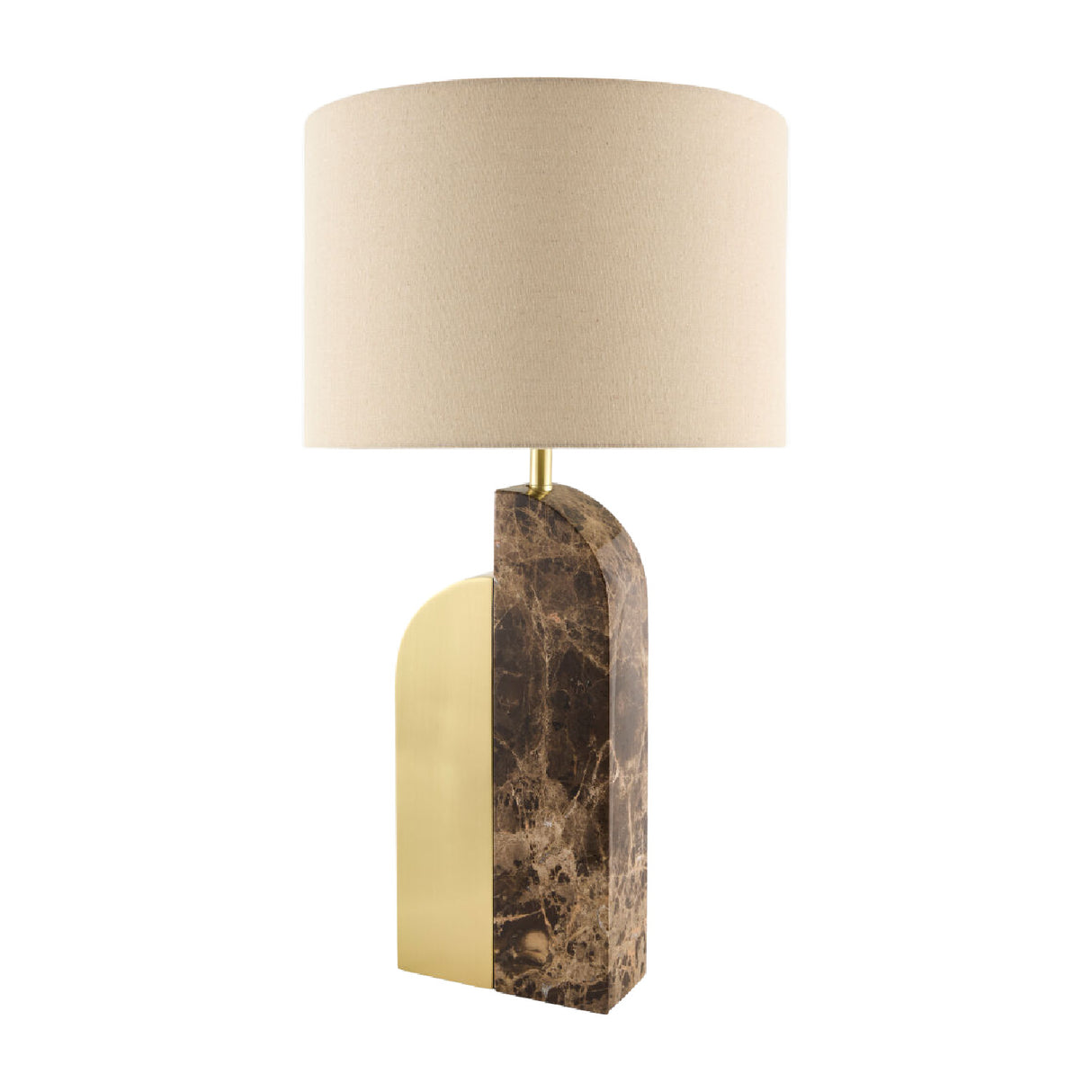 Modern European furniture - Black Marble Accent Table Lamp - www.oroa.com