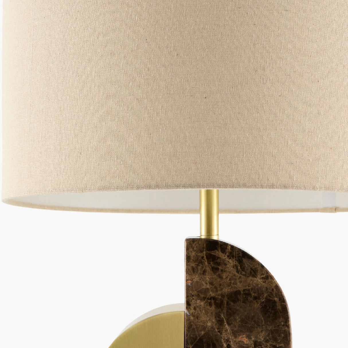 Modern European furniture - Black Marble Accent Table Lamp - www.oroa.com
