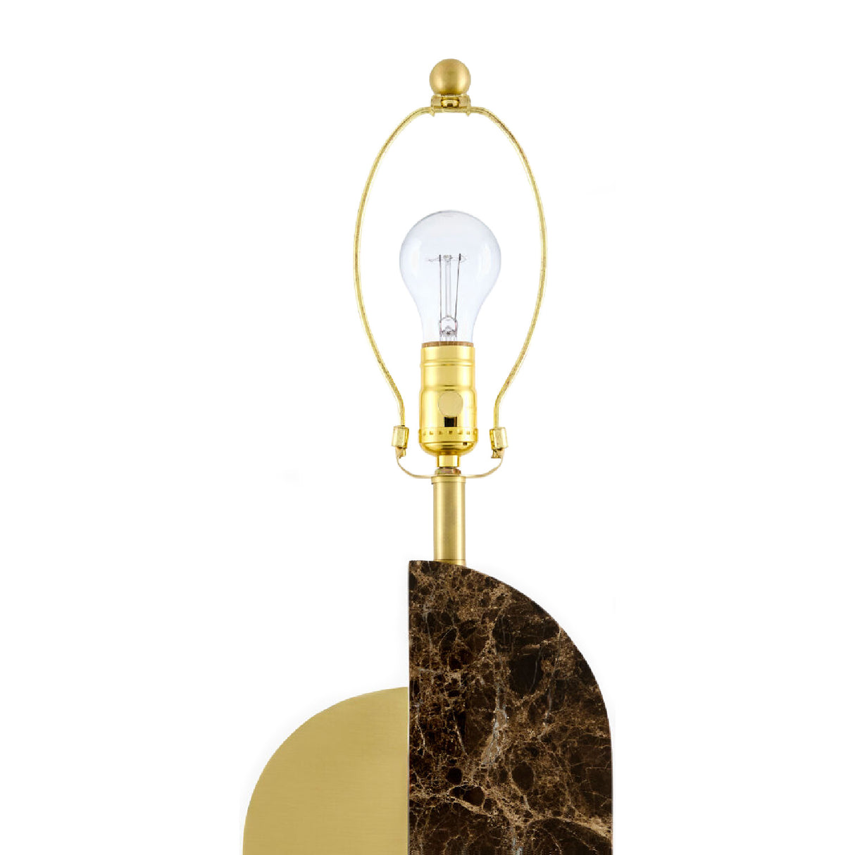 Modern European furniture - Black Marble Accent Table Lamp - www.oroa.com