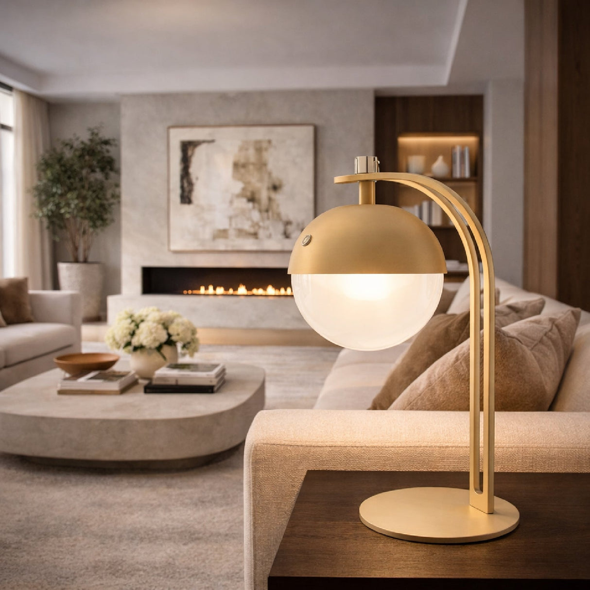 Modern European furniture - Painted Iron Modern Table Lamp - www.oroa.com