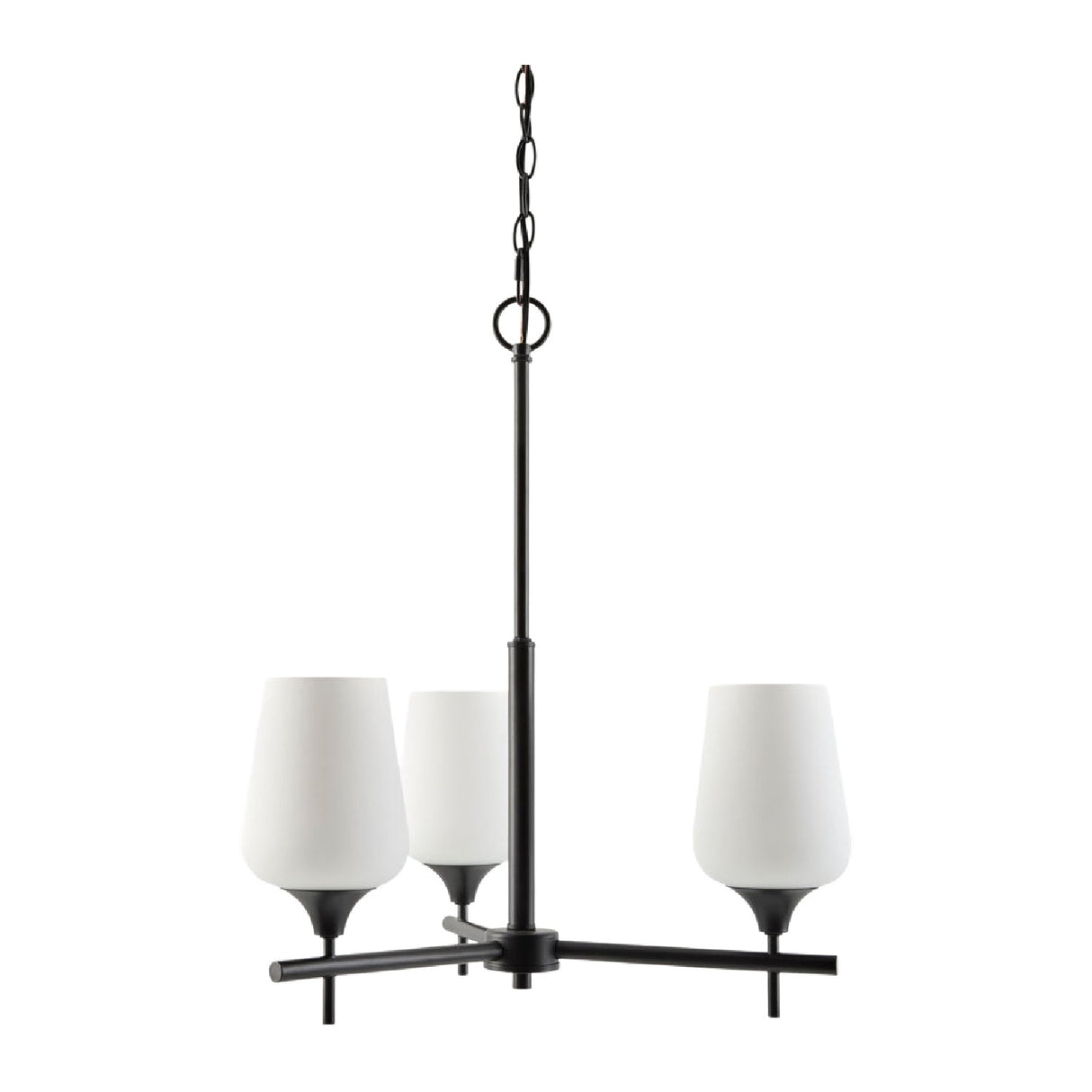 Modern European furniture - Glass 3-Light Chandelier - www.oroa.com