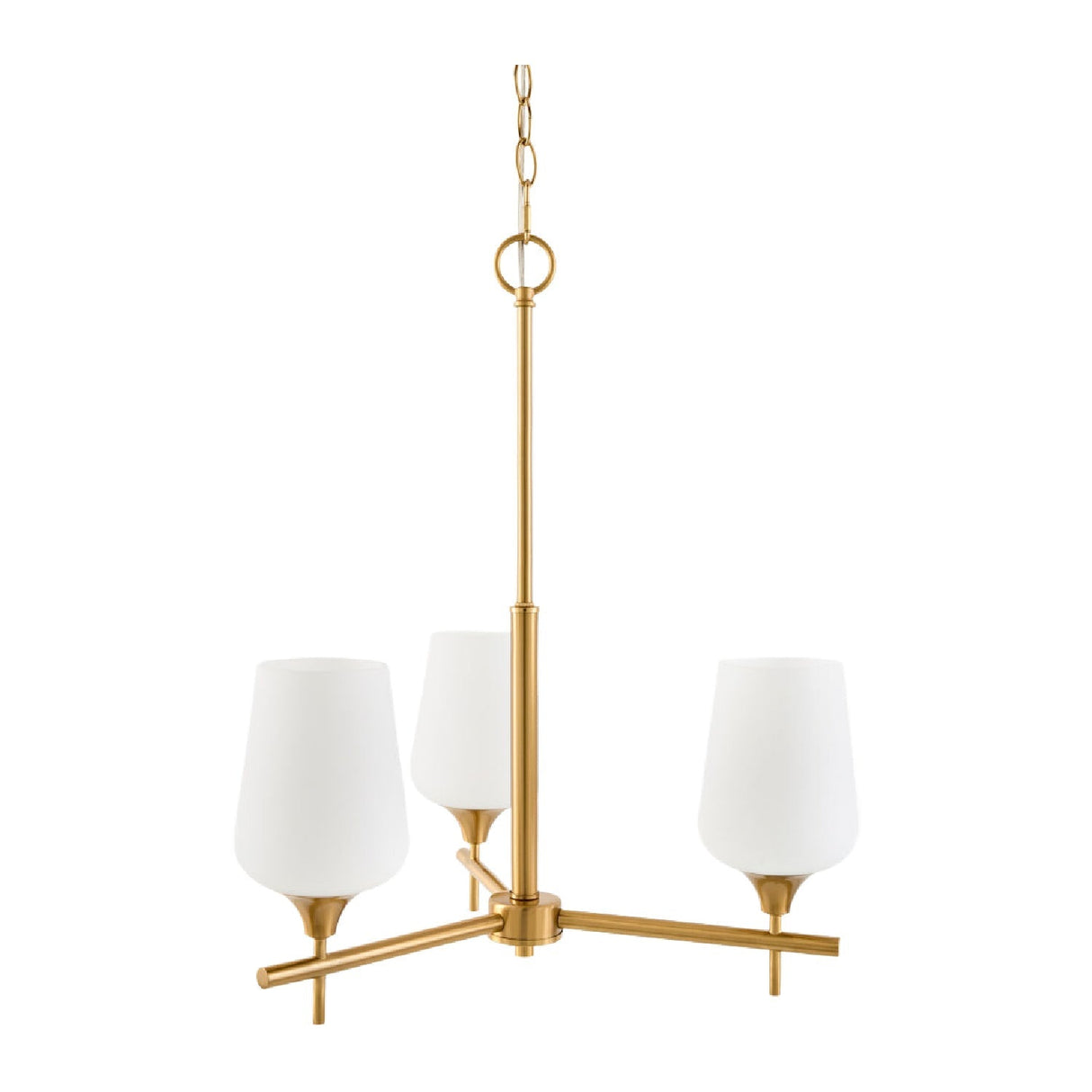 Modern European furniture - Glass 3-Light Chandelier - www.oroa.com